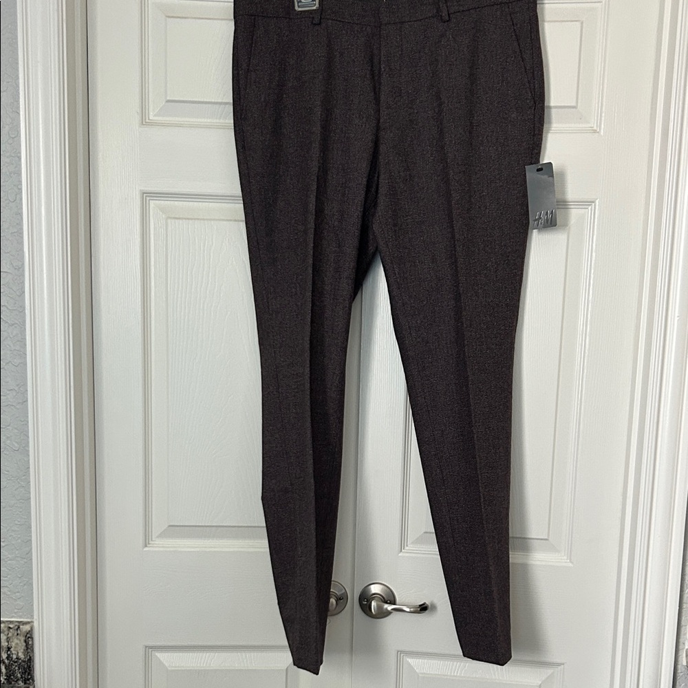 H&M Men's Dress Pants — Chocolate Brown